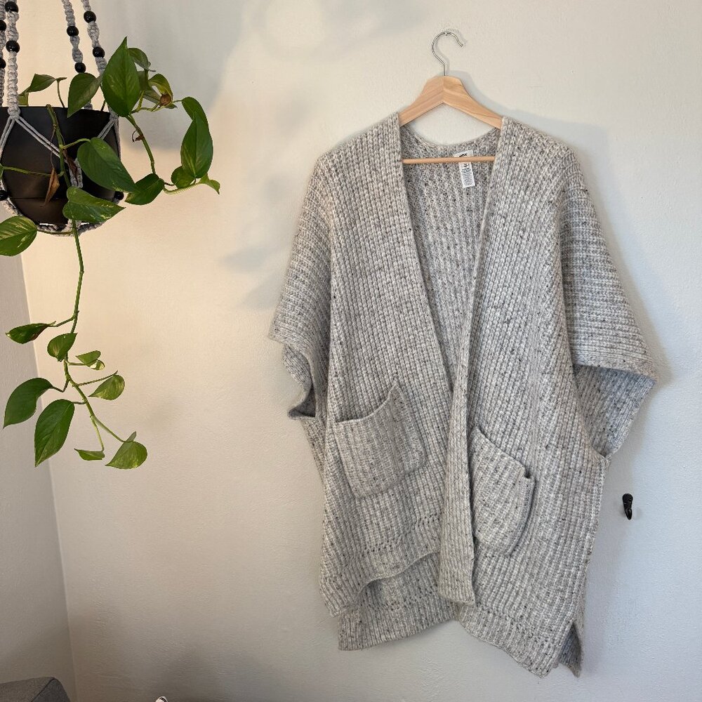 Aerie Cozy Open-Front Knit Cardigan Vest